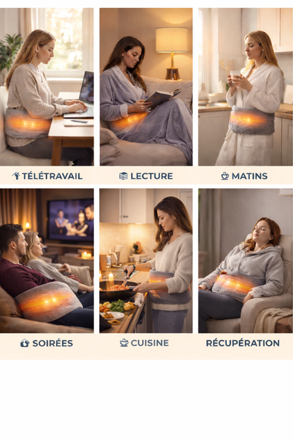 BodyCalm Ceinture Électrique – Soulagement Douleurs Musculaires et Menstruelles