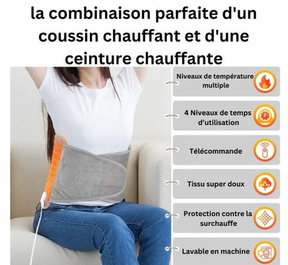 BodyCalm Ceinture Électrique – Soulagement Douleurs Musculaires et Menstruelles